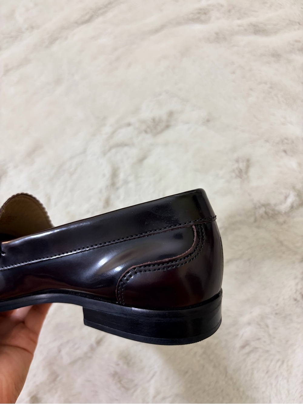NWOB Marc Joseph NY East Village 2.0 Penny Loafers Oxblood Burgundy Size 8 - Picture 12 of 12